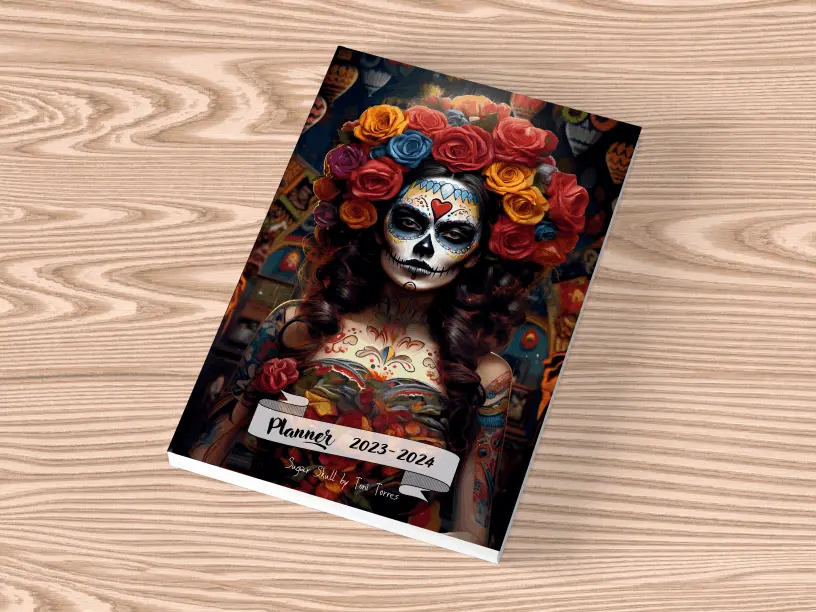 Sugar Skull academic planner 2023/2024